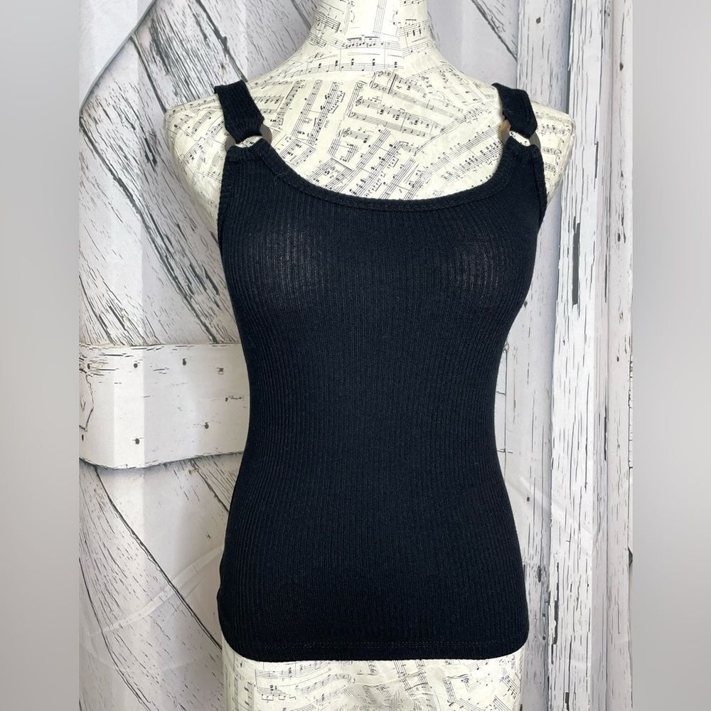 PROJECT SOCIAL T Tank Top Ribbed Black M